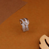 Multi-Layer Wave Design Wedding Ring